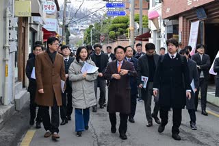 연희맛로 일대 보도환경 현장방문
