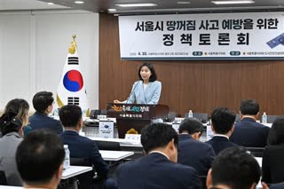 서울시 땅꺼짐 사고 예방을 위한 정책 토론회