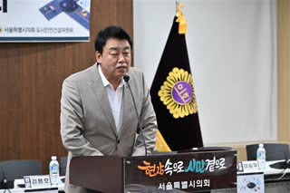 서울시 땅꺼짐 사고 예방을 위한 정책 토론회