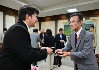 히로시마시의회 대표단 접견