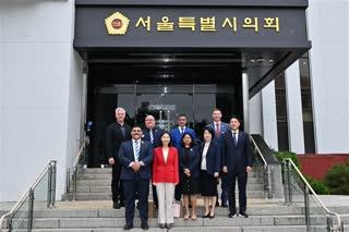 시드니 스트라스필드 시장단 접견