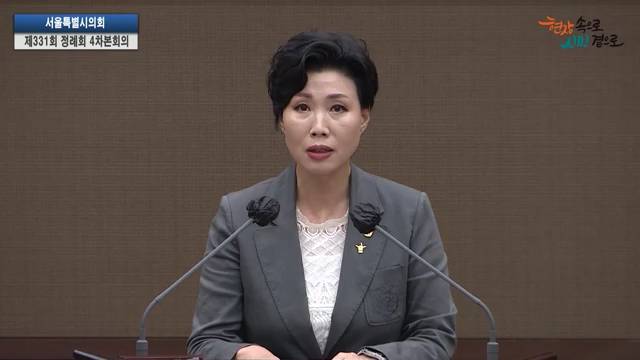 서울특별시의회 제331회 정례회 제4차 본회의 최재란 의원 5분자유발언 2025.6.27