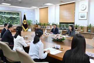베이징시인민대표대회 대표단 면담